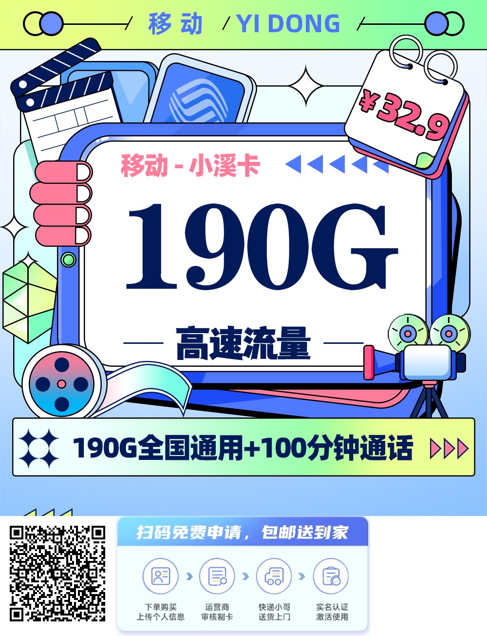 2025年(最新)四川流量卡推荐高性价比，联通移动电信广电卡，每日更新，免费申请