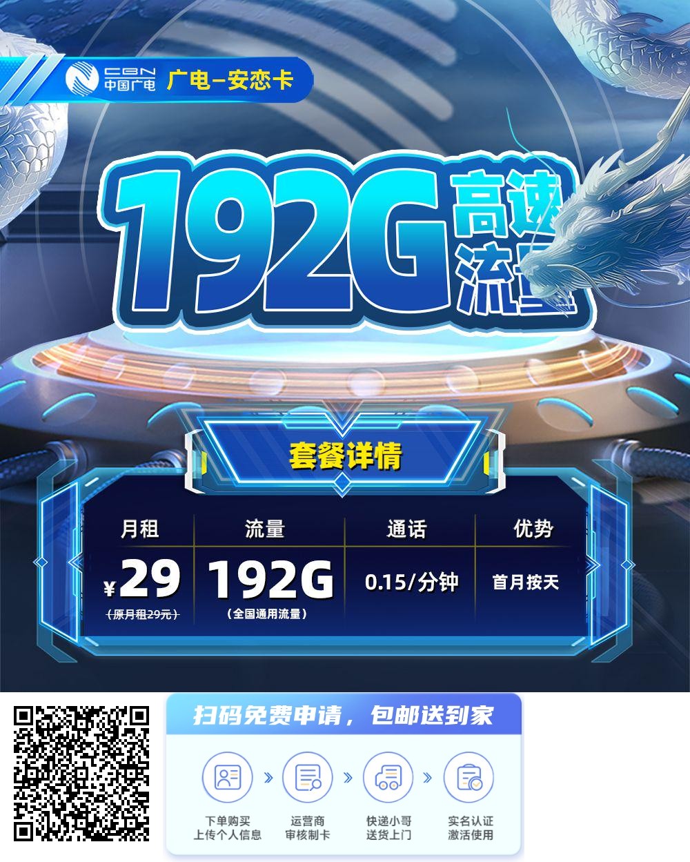 2026年(最新)江西流量卡推荐高性价比，联通移动电信广电卡，每日更新，免费申请