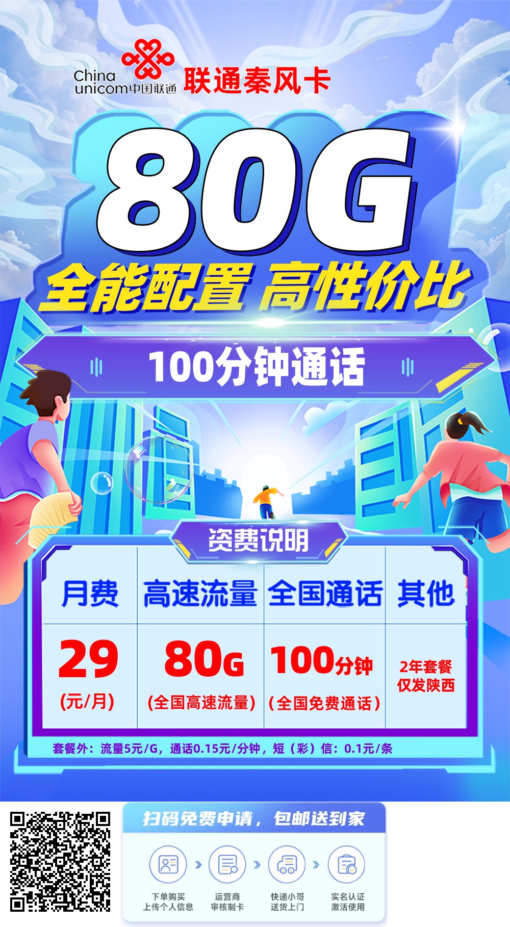 2026年(最新)陕西流量卡推荐高性价比，联通移动电信广电卡，每日更新，免费申请
