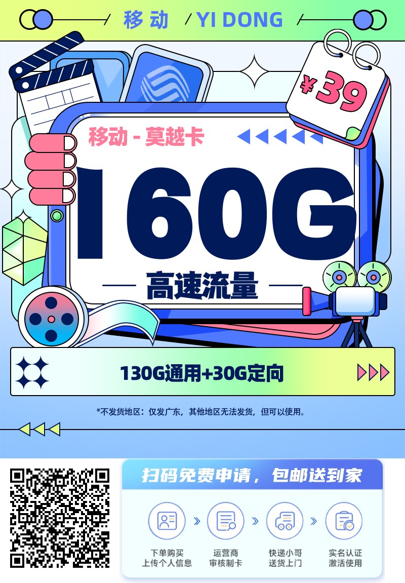 2025年(最新)广东流量卡推荐高性价比，联通移动电信广电卡，每日更新，免费申请